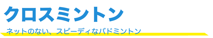 クロスミントン